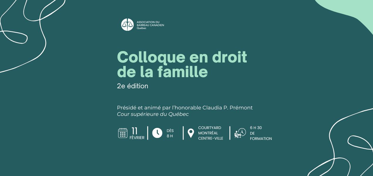 Colloque droit de la famille